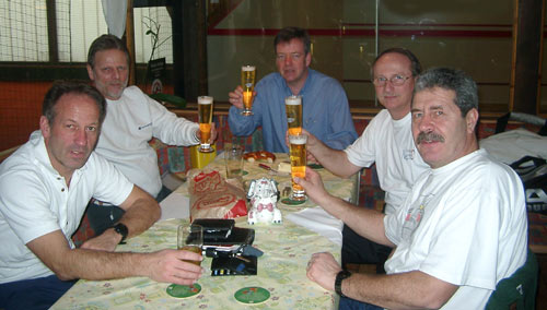 Dieter, Bernd, Martin, Paul und Fritz
